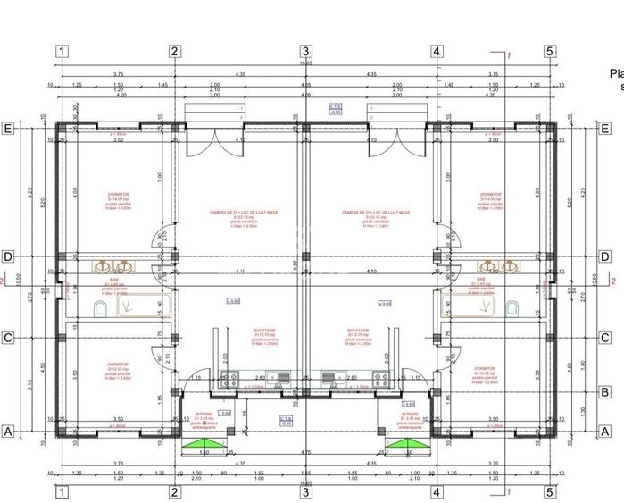 Duplex cu 3 camere cu Canalizare în Moșnița Nouă