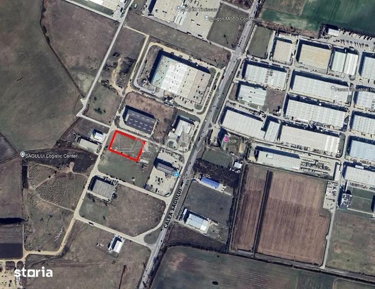 Teren de 10800 mp, în Șagului