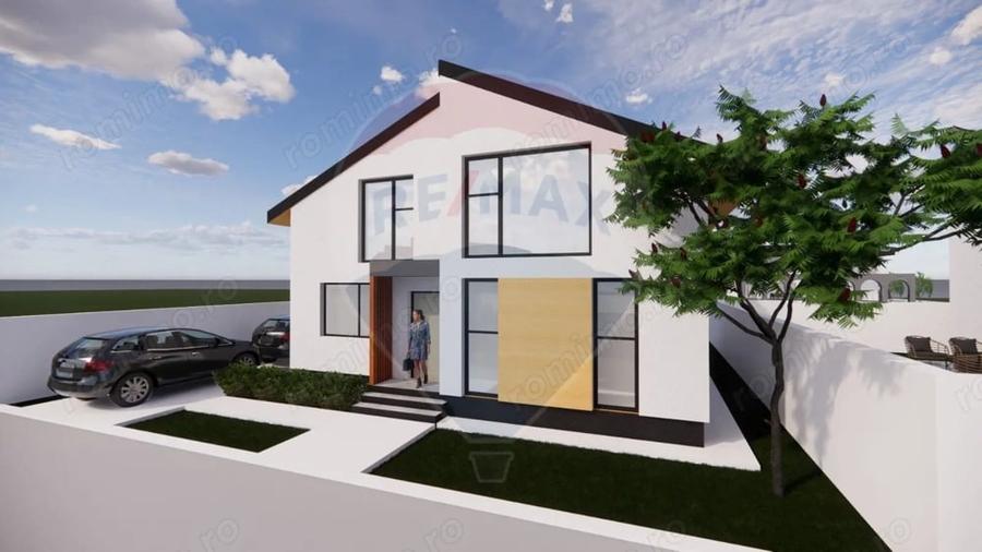 Casă cu 6 camere cu Teren 362 Mp în Balotești