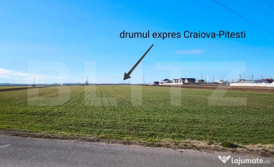 Teren de 6650 mp, în Ghercești