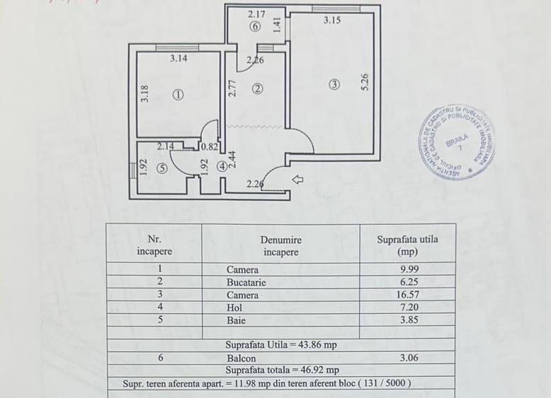 Apartament cu 2 camere decomandat, mobilat în Vidin-Progresul