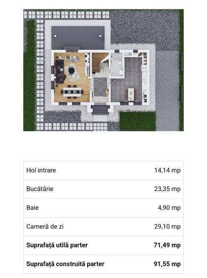 Casă cu 4 camere cu Teren 800 Mp în Târgșoru Vechi