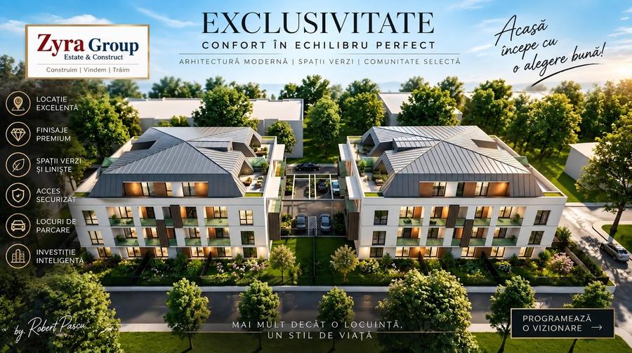 Apartament cu 2 camere decomandat în Păcii