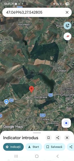 Teren de 634 mp, în Ciurea