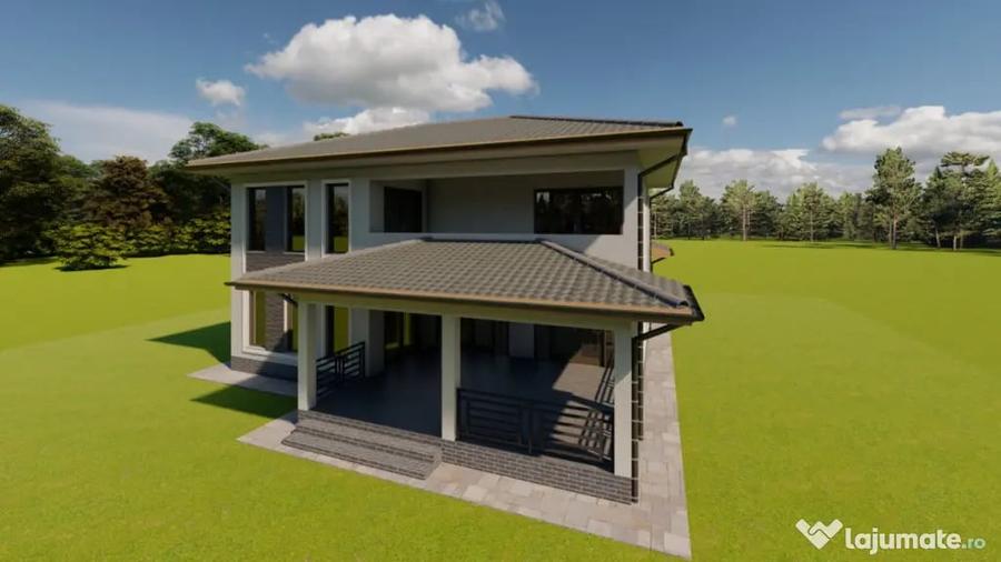 Casă cu 5 camere cu Teren 850 Mp în Satu Nou de Jos