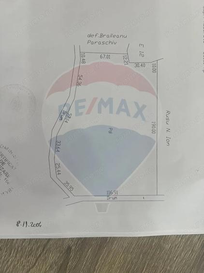 Teren de 25000 mp, în Răcoasa