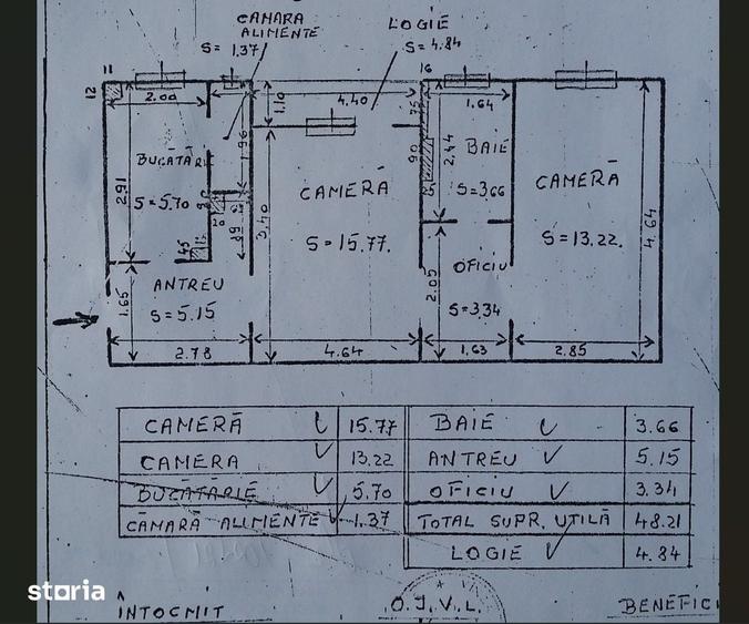 Apartament cu 2 camere semidecomandat în Gheorgheni