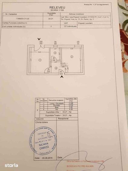 Apartament cu 3 camere în Micro 5