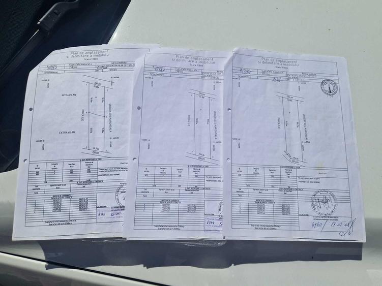 Vand teren intravilan+extravilan la Soseaua Focsani-Cotesti 7.309 mp, deschidere la sosea 24.5 metri, 2 drumuri de acces - 6