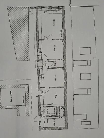 Apartament cu 3 camere nedecomandat în Horea