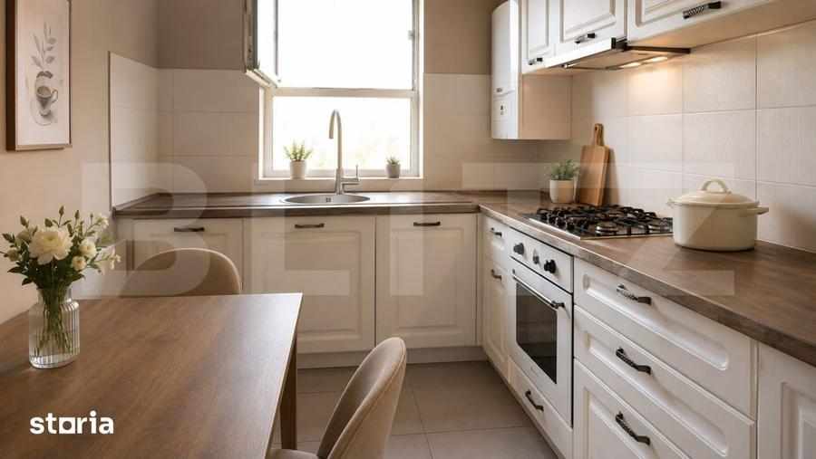 Apartament cu 2 camere decomandat în Tractorul
