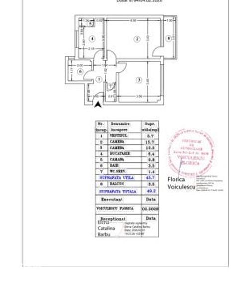 Apartament cu 2 camere decomandat în Jilava