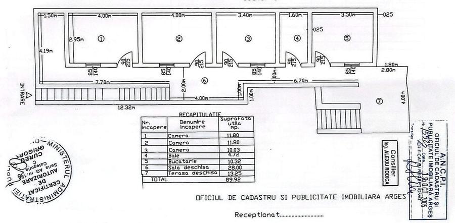 Casă cu 4 camere în Brădetu