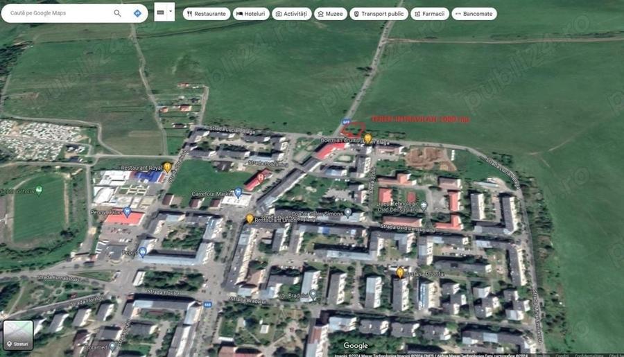 Teren de 1000 mp, în Central