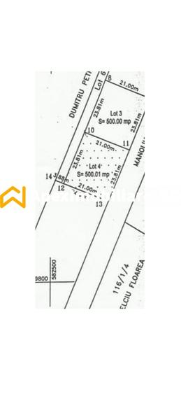 Teren Construcții intravilan de 500 mp, în Măgurele