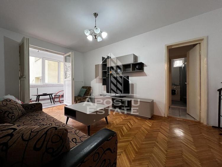 Apartament cu 2 camere semidecomandat, mobilat în Circumvalațiunii