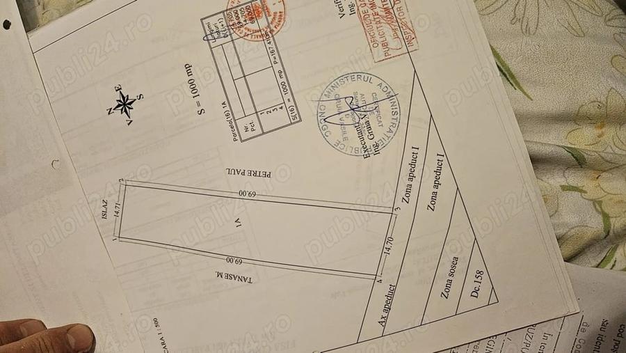 Teren de 1000 mp, în Dragomirești-Deal