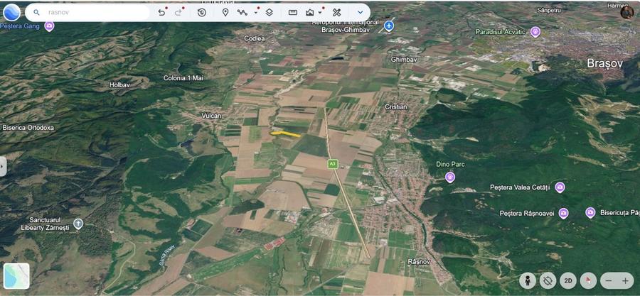 Teren agricol extravilan de 14500 mp, în Râșnov