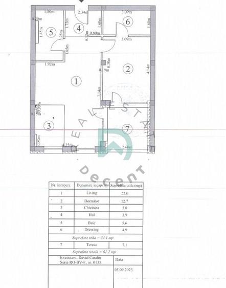 Apartament cu 2 camere decomandat în Tractorul