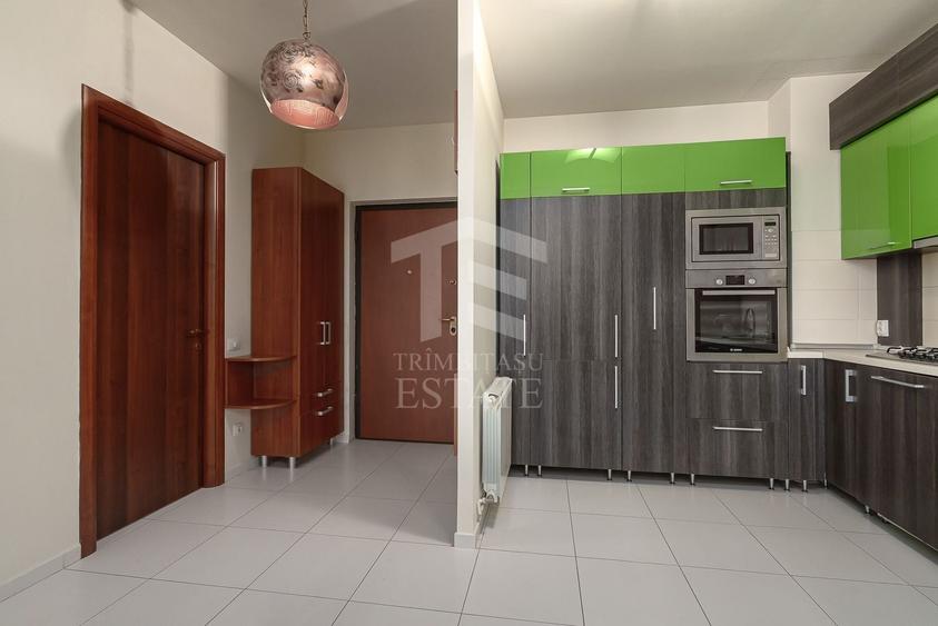 Apartament cu 2 camere semidecomandat, mobilat în Băneasa