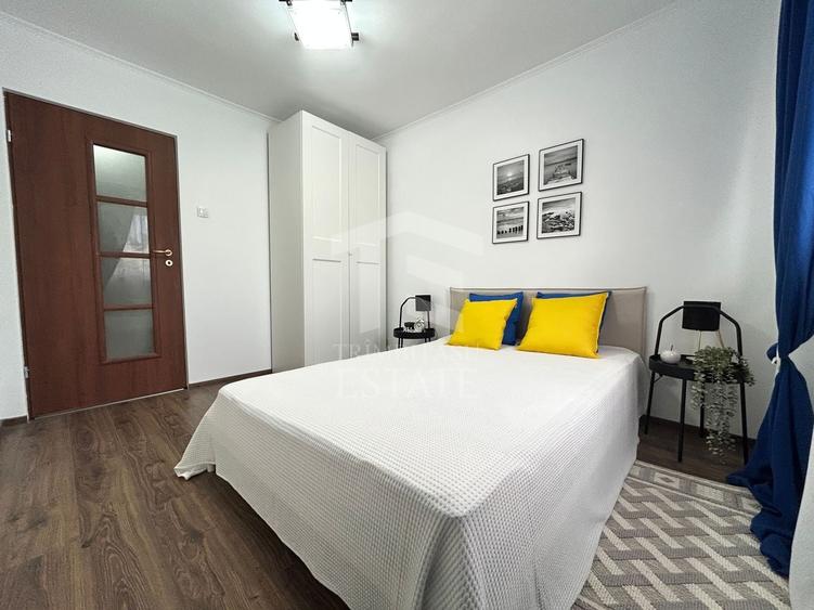 Apartament cu 2 camere decomandat, mobilat în Faleza Nord