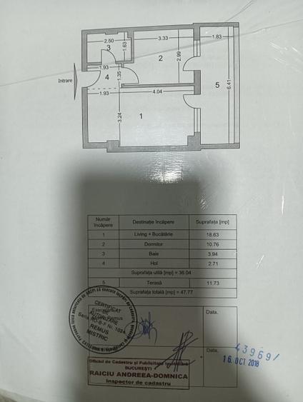 Apartament cu 2 camere semidecomandat în Rahova