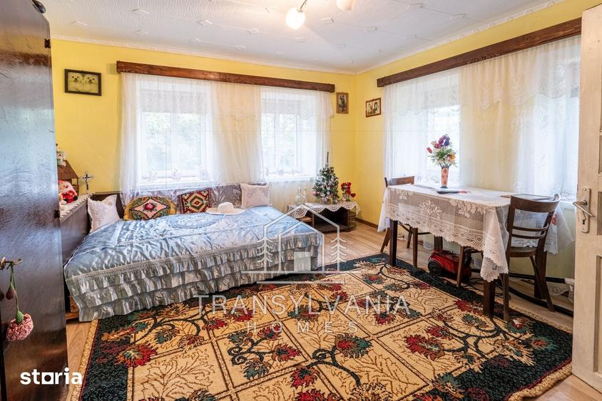 Casă cu 4 camere cu Teren 1425 Mp în Țaga