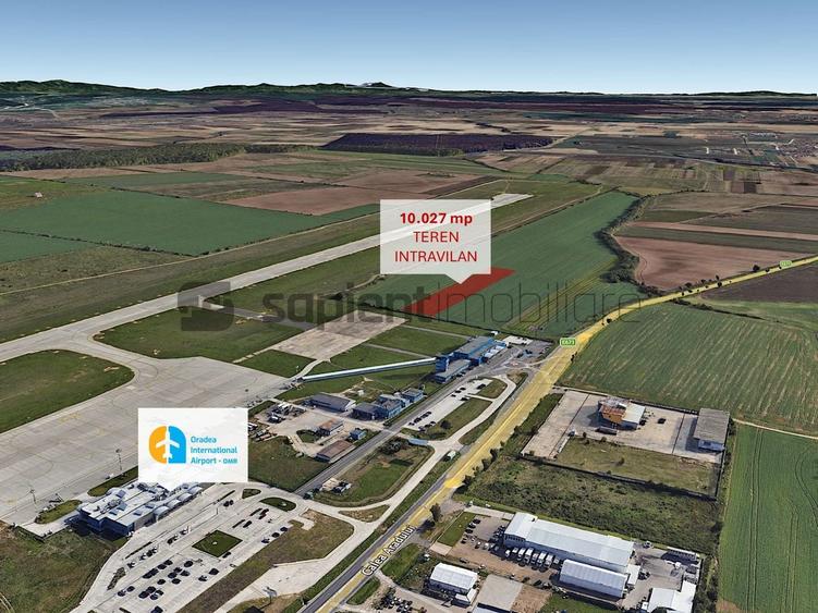 Teren Construcții intravilan de 10027 mp, în Aeroport