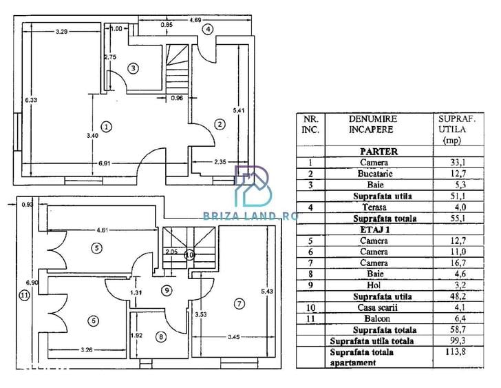 Bucurestii Noi, AFICity, casa P+E+Pod, sup. 173mp, 4 camere, doua bai - 11