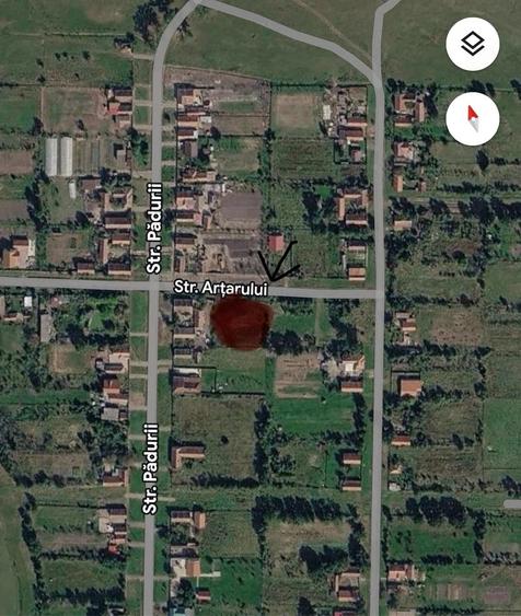 Teren de 2000 mp, în Chevereșu Mare