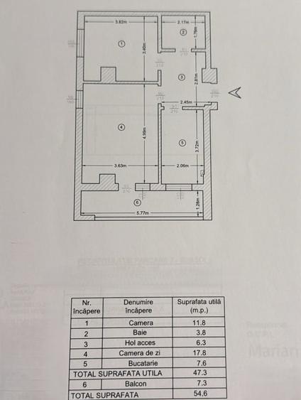 2 CAMERE DECOMANDAT MOBILAT+UTILAT PACURARI, IASI - 14