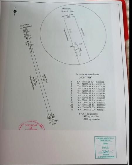 Teren de 2645 mp, în Tudor Vladimirescu