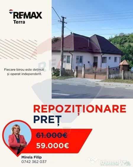 Casă cu 3 camere cu Teren 2500 Mp în Benesat