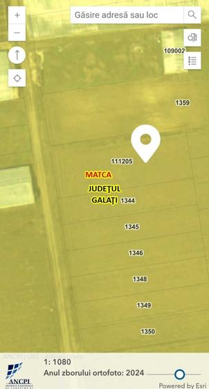 Teren de 2000 mp, în Matca