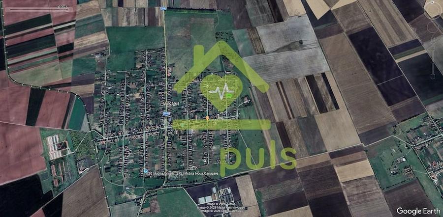 Teren de 1043 mp, în Bulgăruș