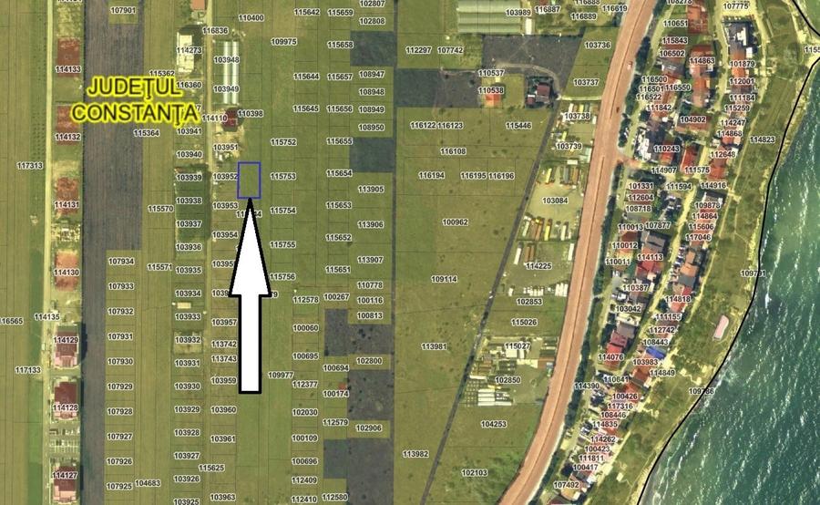 Teren Construcții intravilan de 500 mp, în Agigea