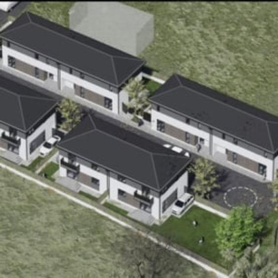 Duplex cu 4 camere cu Canalizare în Florești