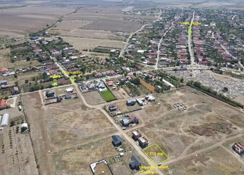 Teren Construcții intravilan de 715 mp, în Moșnița Nouă