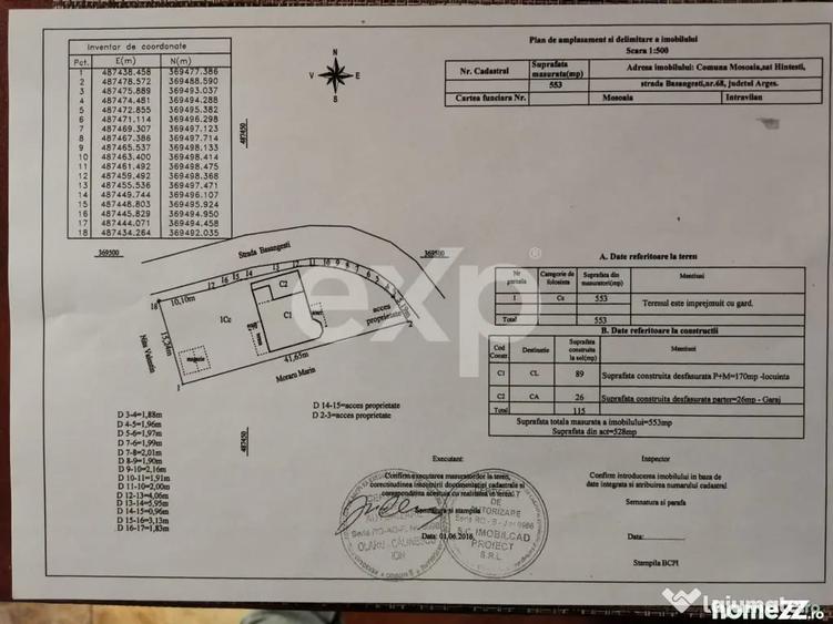 Casă cu 4 camere cu Teren 553 Mp în Hințești