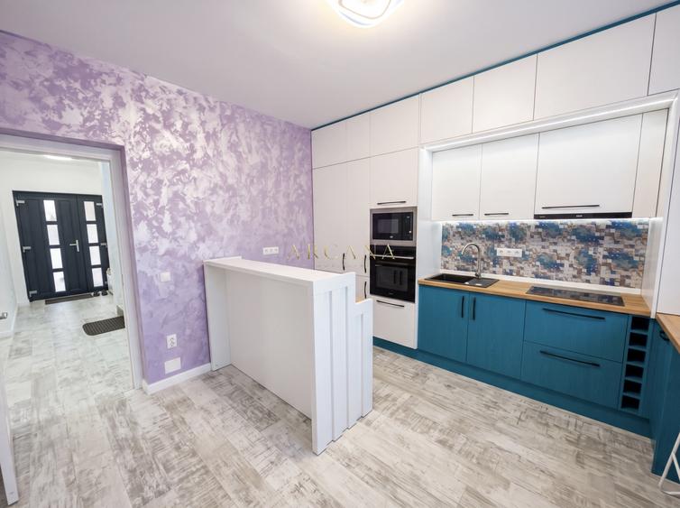 Apartament cu 4 camere semidecomandat, mobilat în Borhanci