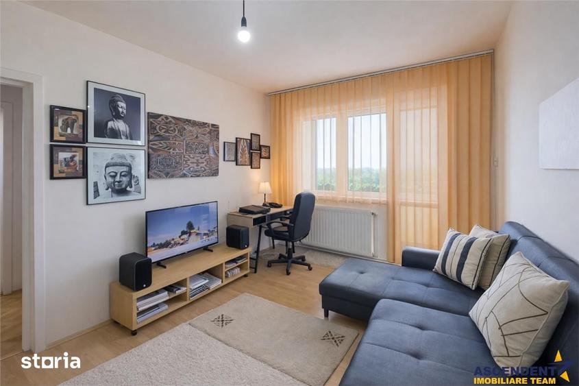 Apartament cu 2 camere semidecomandat, mobilat în Aleea Carpați