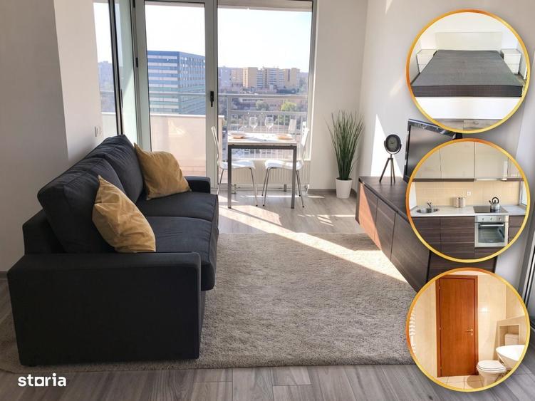 Garsoniera 14 min metrou Lujerului | Centrala | Quadra Place - 9