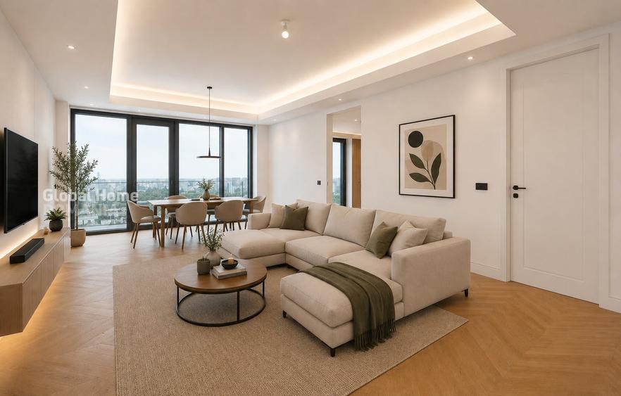 Apartament cu 2 camere semidecomandat în Floreasca