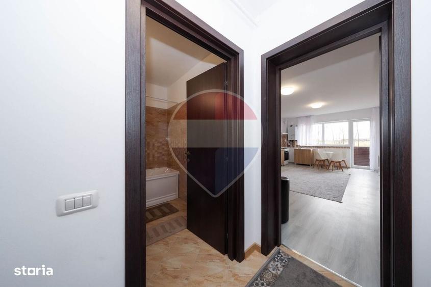 Apartament cu 2 camere semidecomandat în Sânpetru