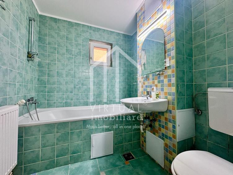 Apartament cu 3 camere semidecomandat, mobilat în Central