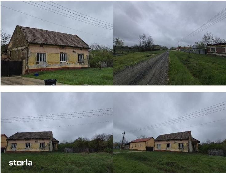 Casă cu 2 camere cu Teren 1545 Mp în Central
