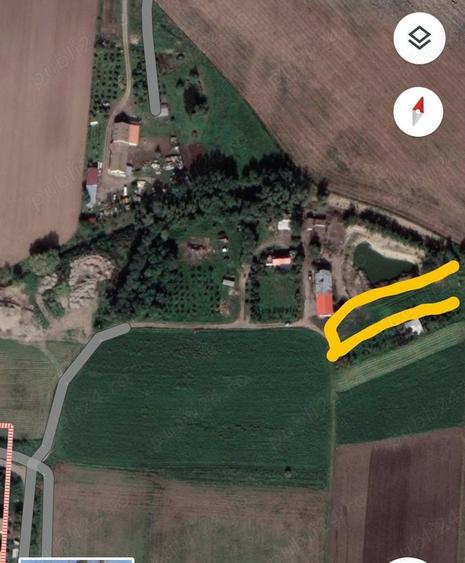 Teren de 1000 mp, în Parța