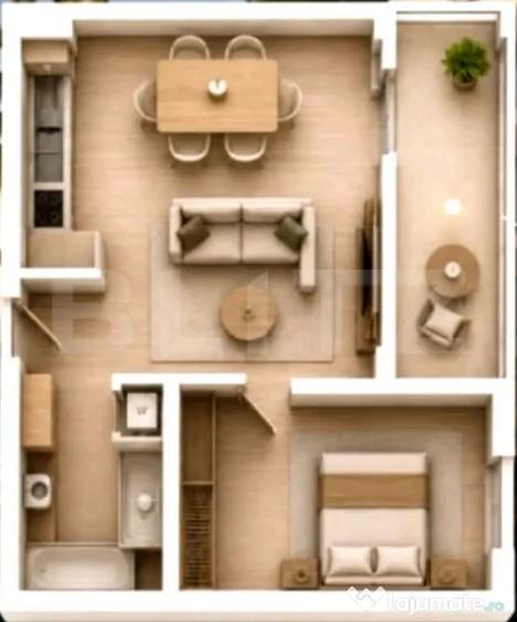 Apartament 2 camere, 51 mp, parcare subterana si Tva inclus, - Timisoara (Timis) - 1