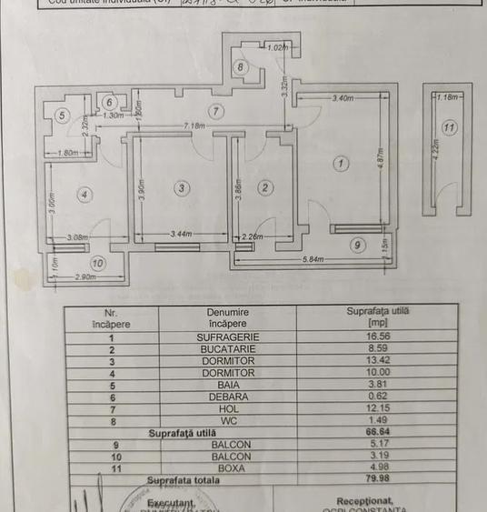 Ultracentral-  apartament 3 camere decomandat cu 2 balcoane - 16