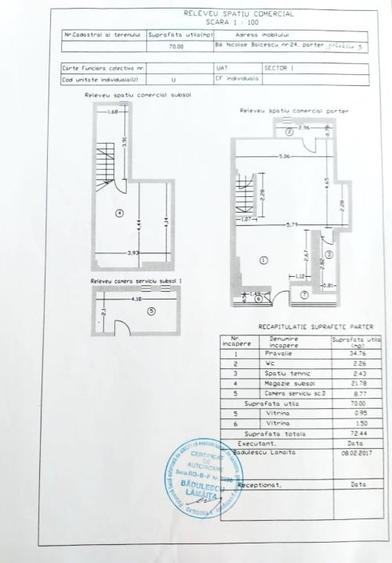 Spațiu comercial, de 70 mp, în Universitate